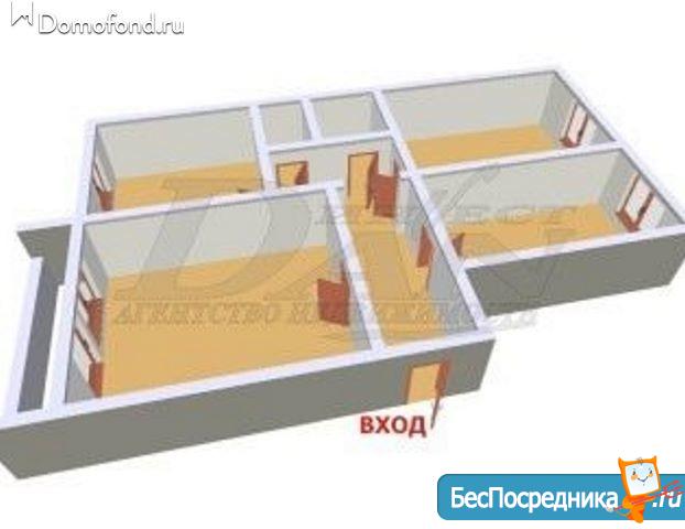 План трехкомнатной квартиры 97 серия